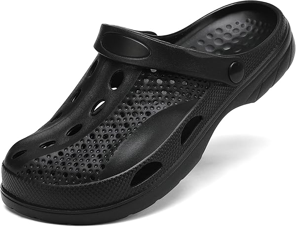SOSOWHLTE Men's Women's Arch Support Clogs,Unisex Garden Shoes Comfortable Slip-on Outdoor Sandals Slippers for Beach Casual