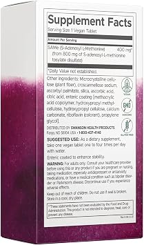 Swanson SAMe High Potency 400 mg, 30 Tablets, 2 Pack