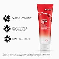 Vista 2 de Joico Color Infuse Red Conditioner For Red Hair Instantly Refresh Red Tones Boost Color Vibrancy & Shine Protect Against Harmful UV Damage With