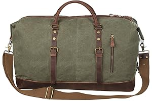 Totes Canvas Duffle Bag For Travel Outdoors Gym Weekend Bag, Gray, Small