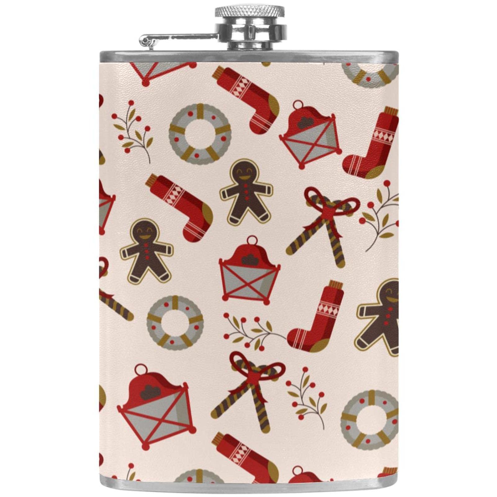 Flasque pour liqueur pain d'épices de Noël le cadeau original pour homme et femme