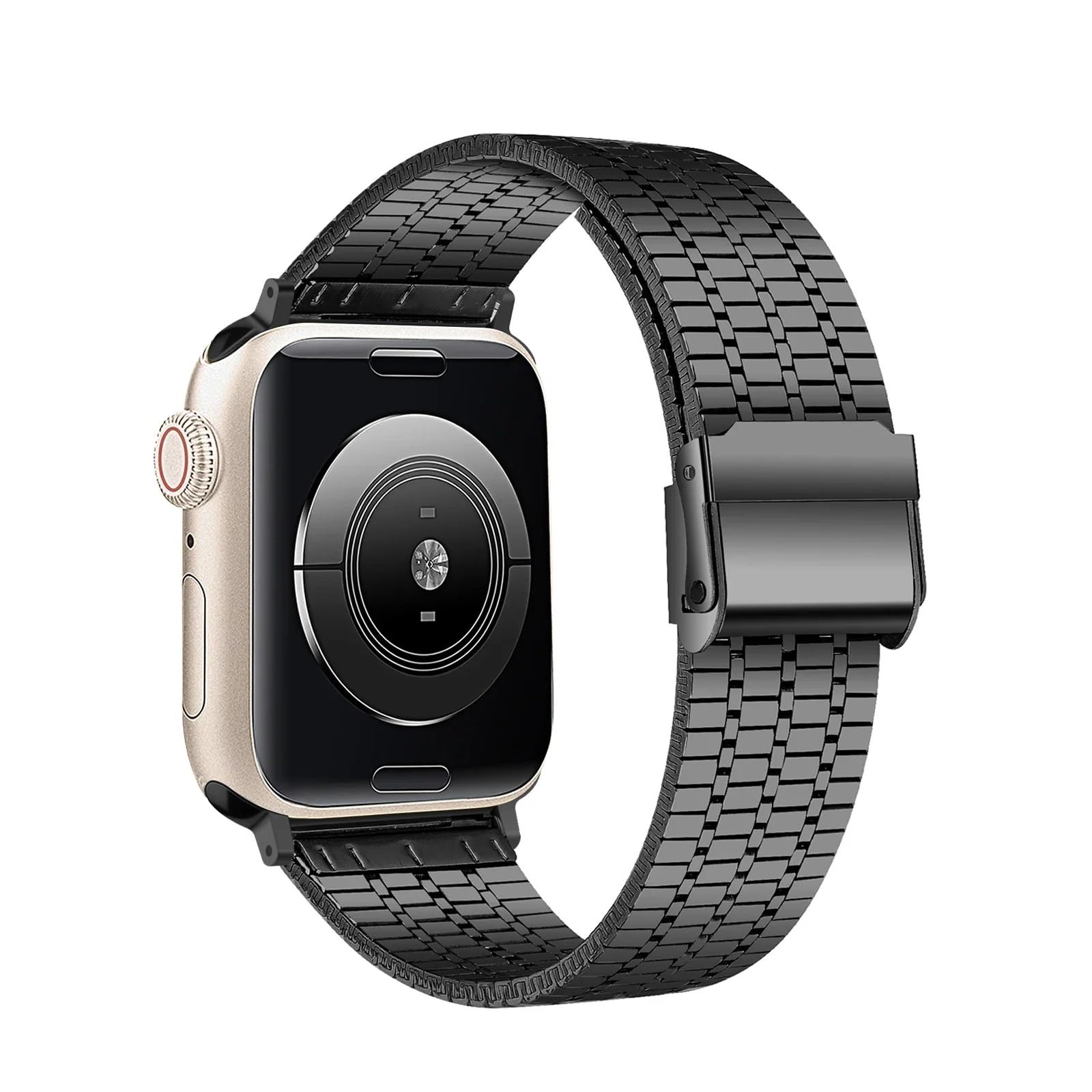 Correa de acero inoxidable SCRUBY para solucionar el desgaste de tu Apple Watch Series 10 8