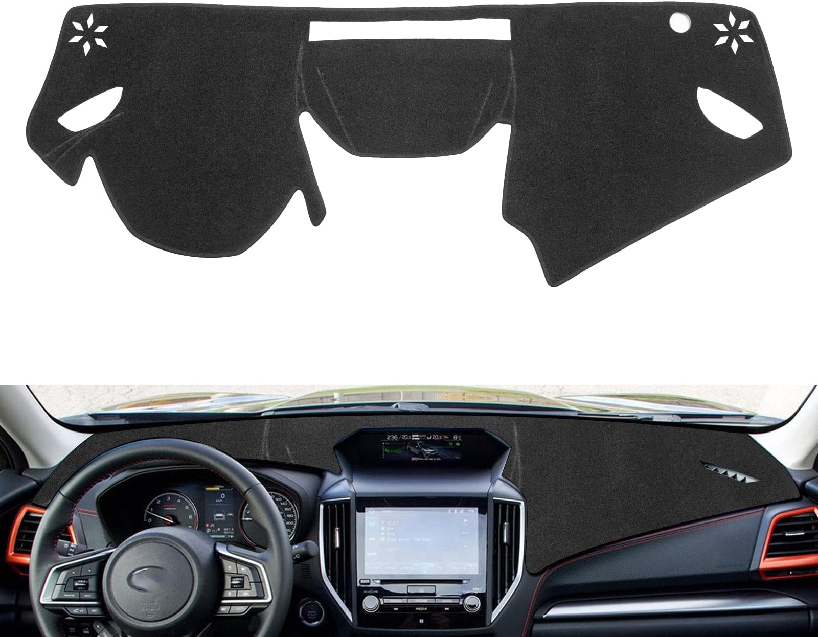 Sunshade Dashboard Pad For Subaru Crosstrek Impreza 2024 For WRX 2022 2023 2024 LHD RHD Car Mat Dashmat Sun Protect Carpet - 34 - View #13