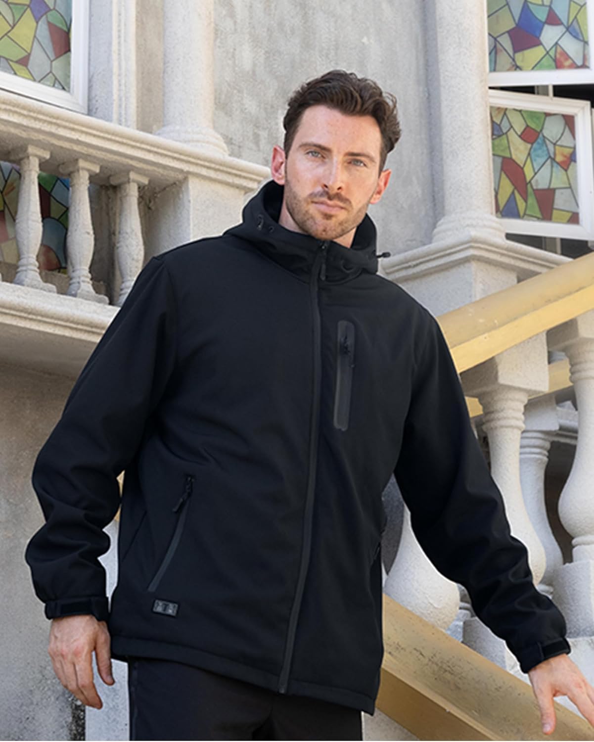 ALI SEA Heated Jacket for Men, Electric Heated Jacket, Men's Heating Jackets Windproof for Skiing Golf - Image 2