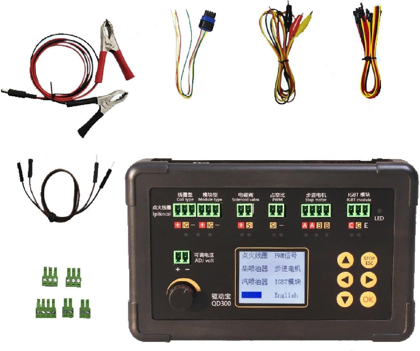 Actuator Fault Tester Car Coil Ignition Idle Stepping Motor High Performance Solenoid Valve Tester for Solenoid Valves