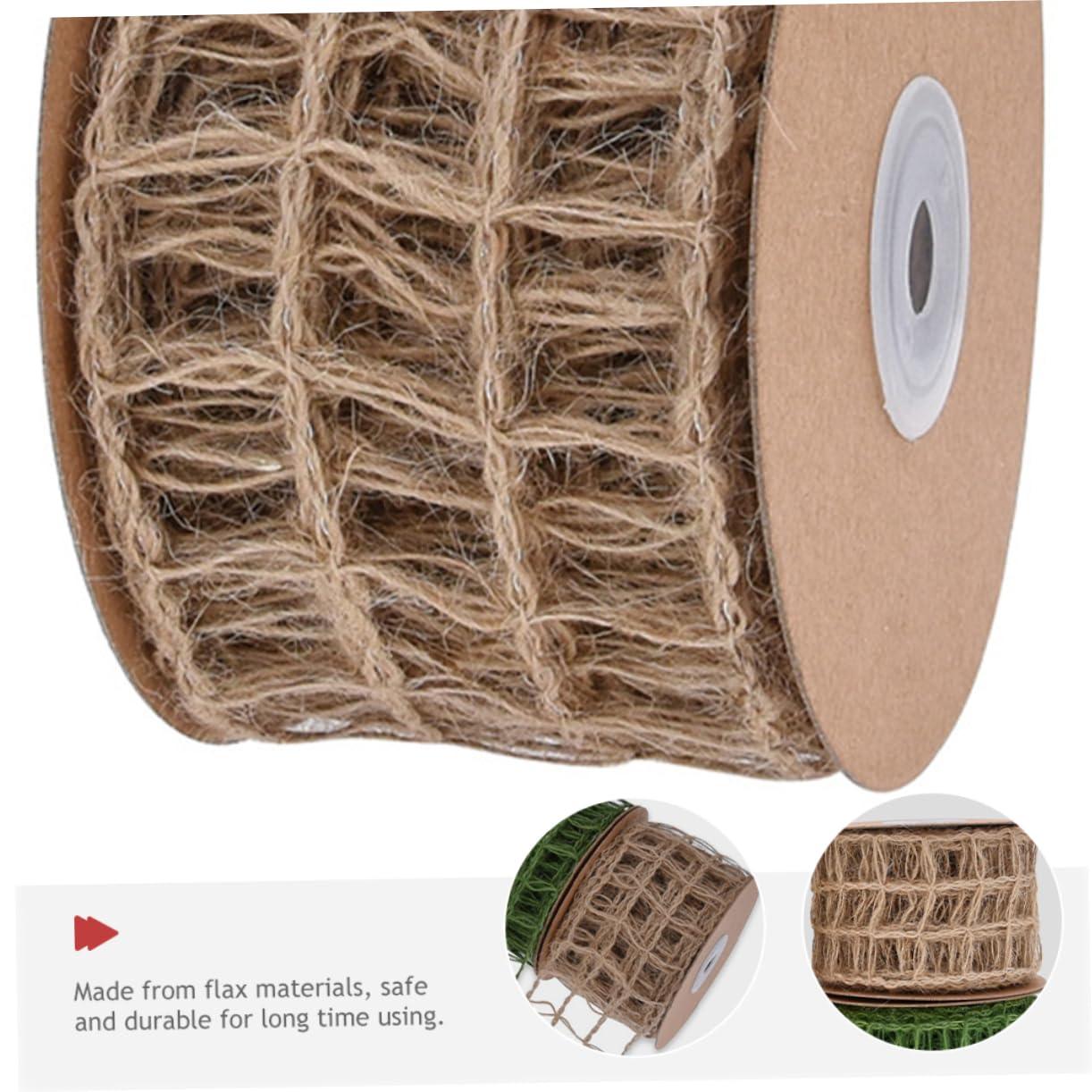 Tofficu 4stücke Burlap Geschenkband Mit Draht Fach Lagig Robustes Material Für Weihnachtsdeko Diy Bastelprojekte Blumensträuße Und Geschenkverpackungen
