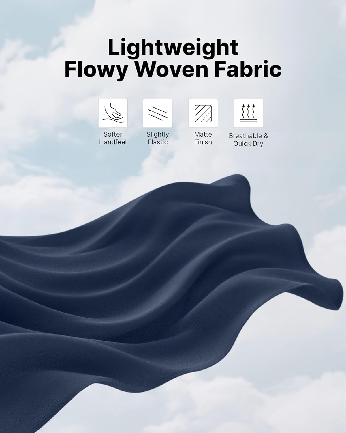 G4Free Womens Work Pants Wide Leg Trousers Pull On Dress Pant with Pockets Casual Summer(Dark Blue,S,29") - Image 3