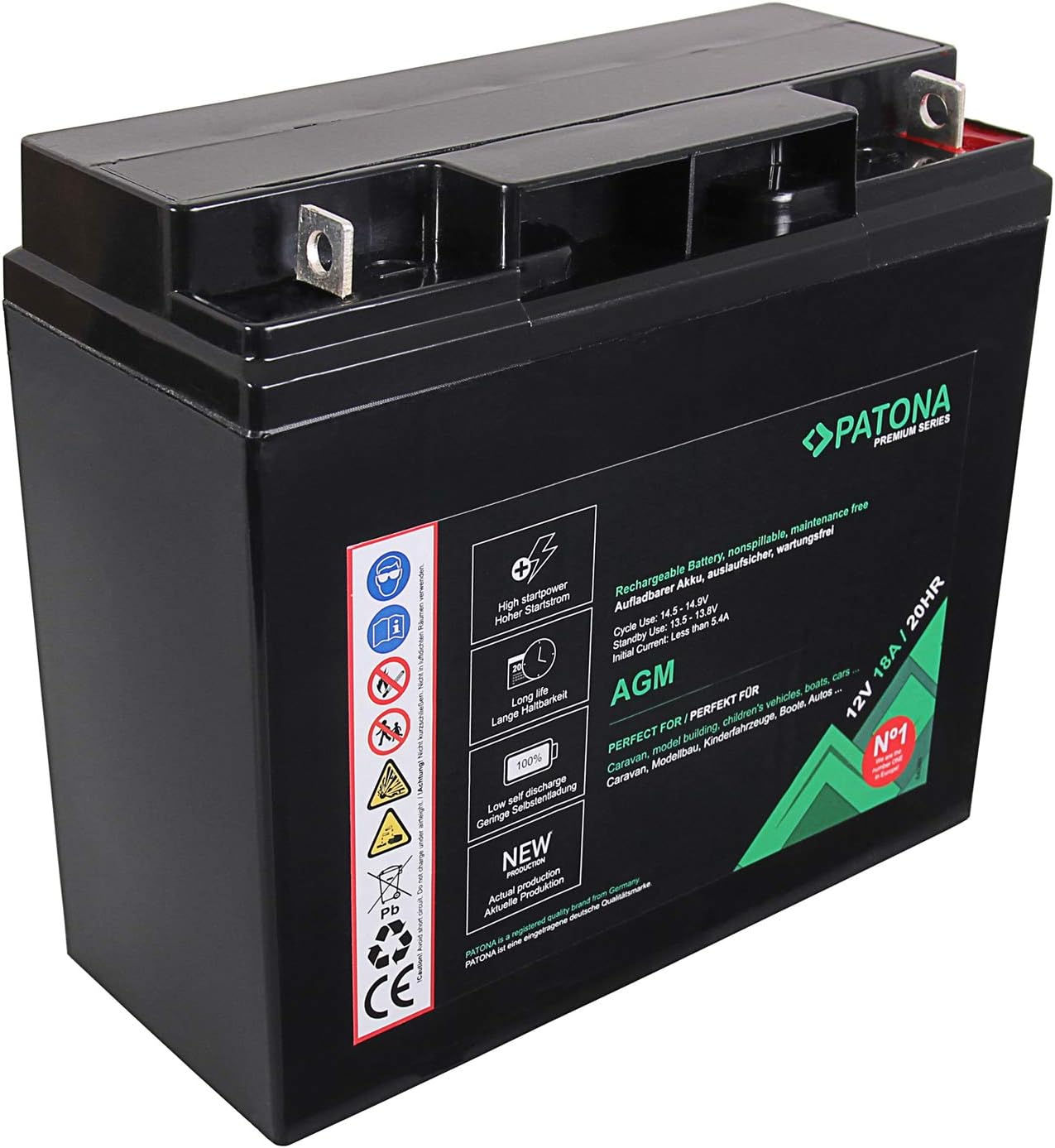 Batteria Moto Tashima NH1220/NH1218 - 12V 20Ah, Ricambio Per Moto - Foto 6