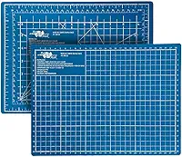 Base de Corte A4 30x22 cm Mesa de Apoio Placa para Corte Costura Patchwork Artesanato (Azul)
