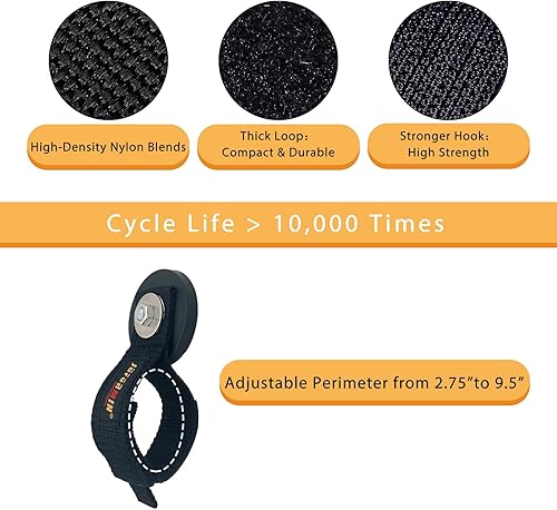 Miniatura 5 de Juformin Gancho magnético resistente, soporte magnético para herramientas, ganchos magnéticos para garaje, correa de cable de extensión para cable,