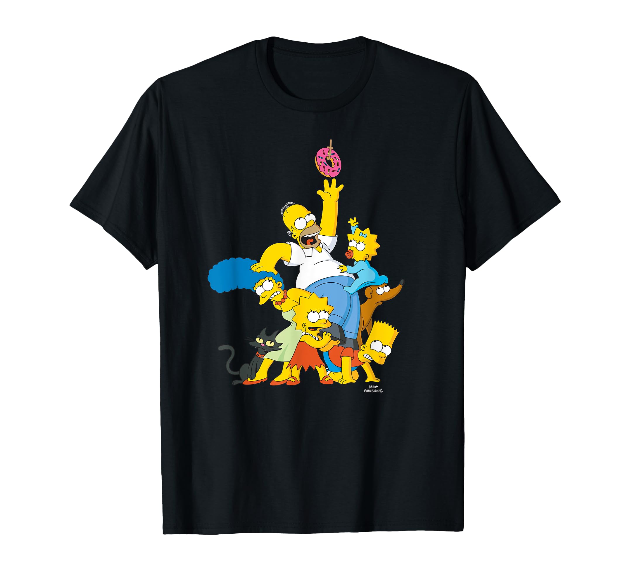 Amazon | The Simpsons Family ドーナツリーチ Tシャツ | T