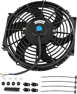 JDMSPEED New Universal Electric Radiator Slim Cooling Fan Push Pull 10" Inch 12v 80w 1750CFM
