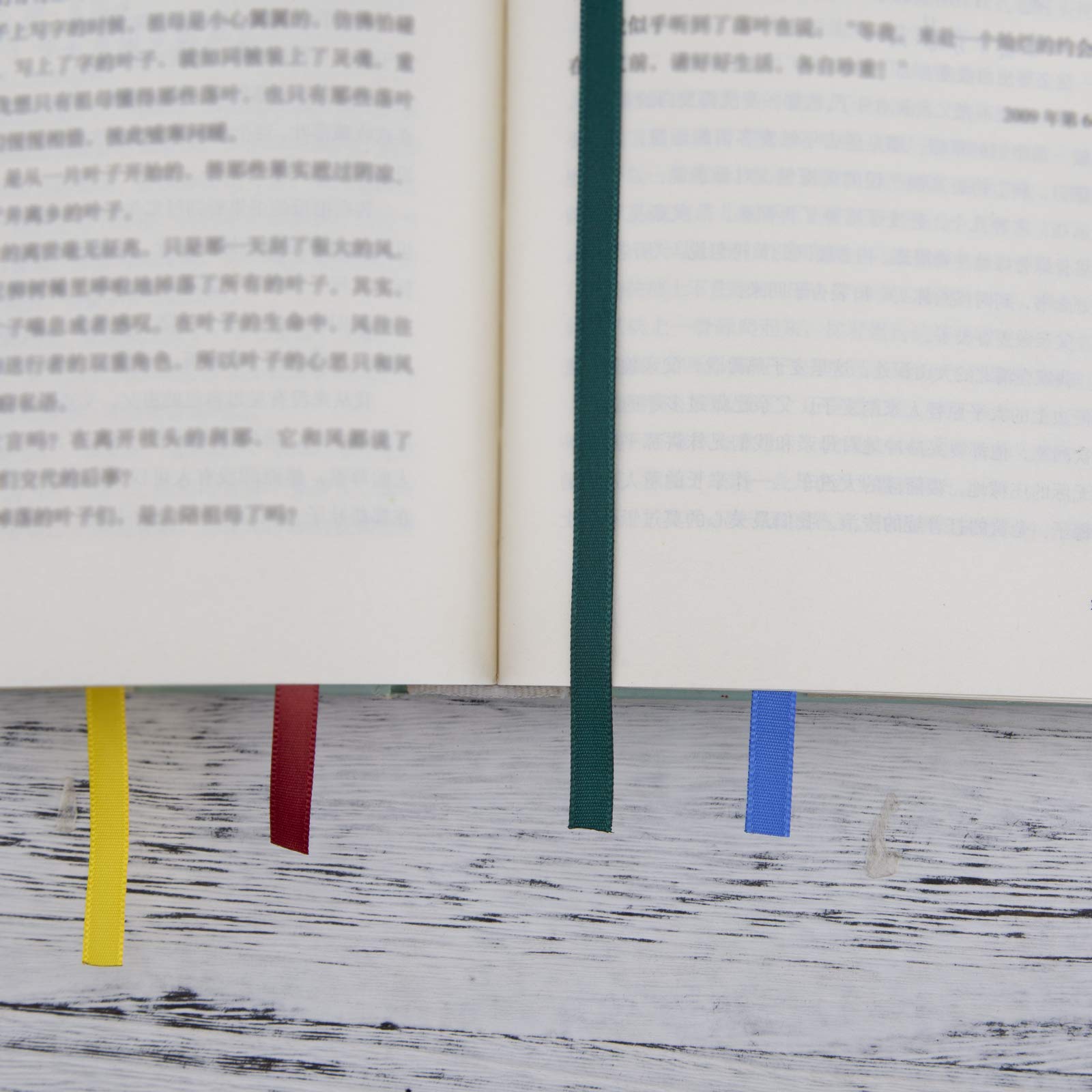 Marqueur Bible Roman Signets Ruban AIEX - 4 Marque-pages Similicuir Avec 5 Rubans Colorés Pour Livres Et Bible Signets Similicuir