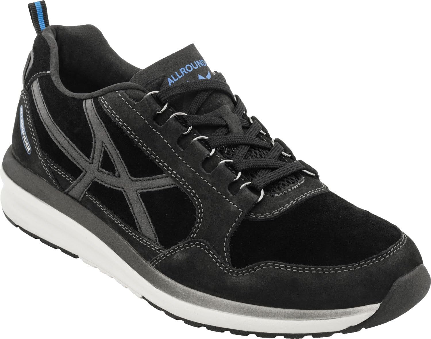 Allrounder by Mephisto Men's Black G Nubuck/O Suede Escudo 7 D(M) US