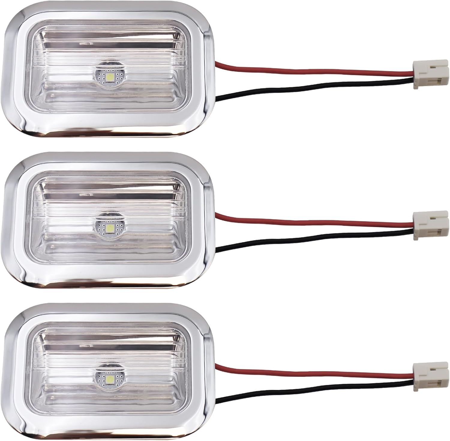 3 Pack W11462342 Refrigerator LED Light Module White Compatible with Whirlpool Kitchenaid W10607479 W10843339 W10908166 4959065 AP6989197 PS16218086