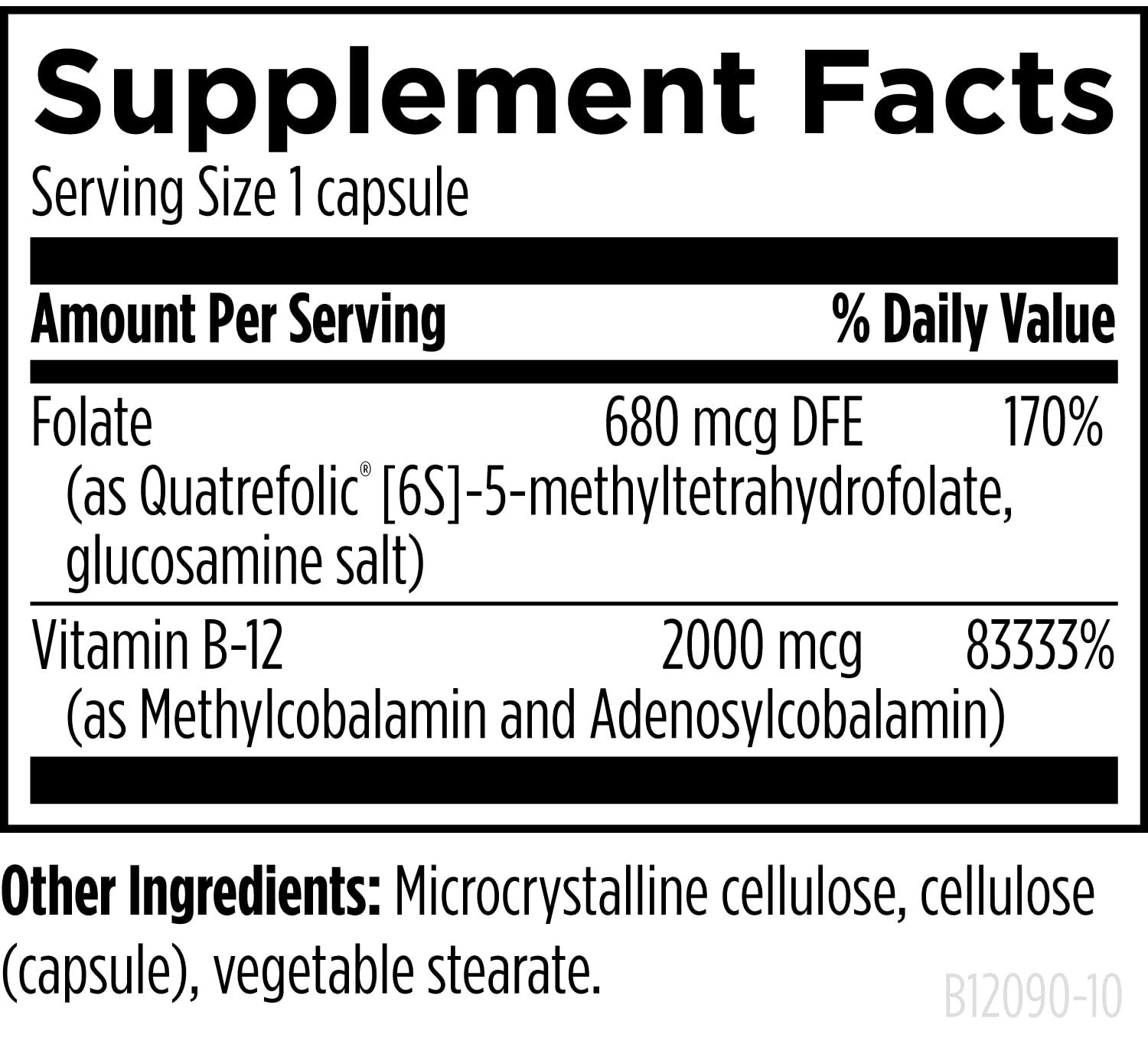 Designs for Health Ultra Methylated B12 + Methyl Folate, 90 Capsules — Amazon image 3
