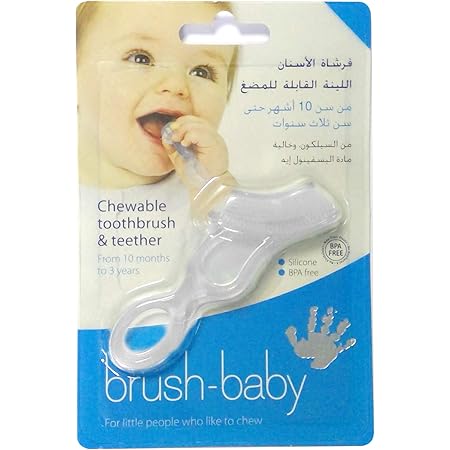 Brosse A Dents Souple A Mordiller Brush Baby Pour Bebes Et Nourrissons Dentition Bebe Stade