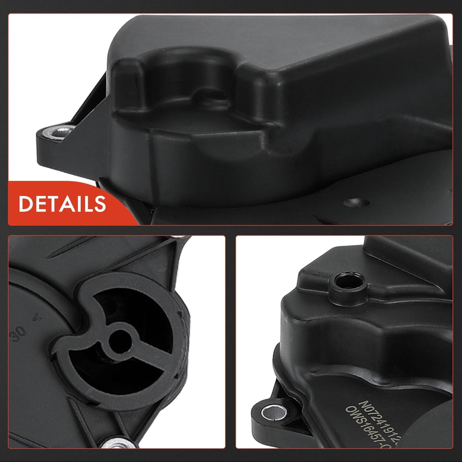 A-Premium Engine Crankcase Vent Valve Oil Separator Compatible with Audi A4 2006-2008, A4 Quattro 2005-2008, A6 2006-2008, A6 Quattro 2005-2008, 3.2L