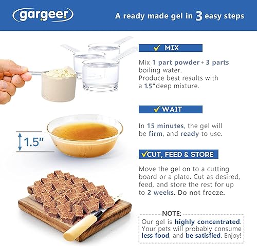 Miniatura 3 de Alimento para peces marinos de 8 onzas para criadores avanzados. Dieta completa de gel de pescado de agua salada. Fabricado con orgullo en los