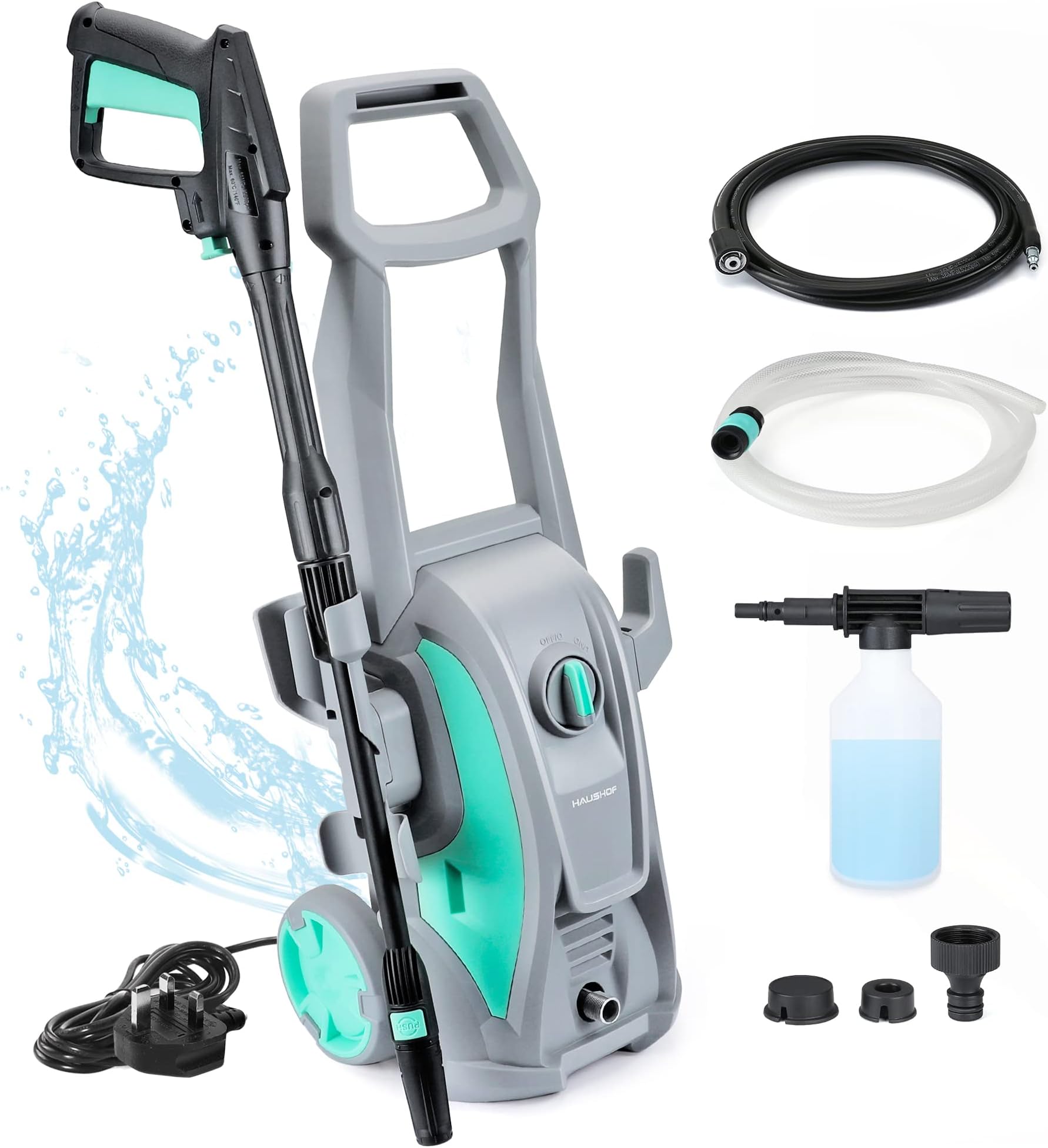 Bosch Pistolet 360° + Buse Détergent 450 Ml Pour Nettoyeur Haute Pression EasyAquatak & UniversalAquatak