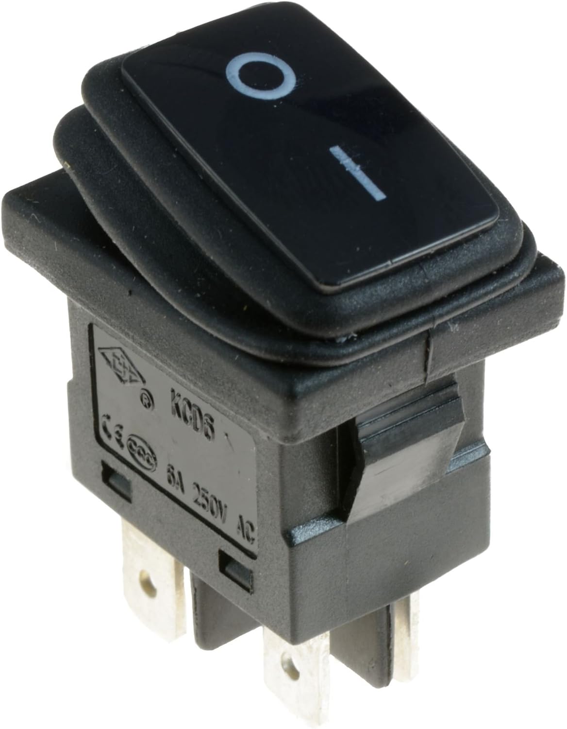 Waterproof Rectangle Black Rocker Switch IP65 DPST On-Off : Amazon.co ...