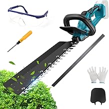 2025 Elikliv Electric Hedge Trimmer, Rechargeable, Pruning/Hedge Trimmer, 20.1 inches (510 mm) Cutting Width, 0.7 inches (18 mm) Cutting Diameter, Double-edged Driving, Includes Branch Tray, Fast Cut