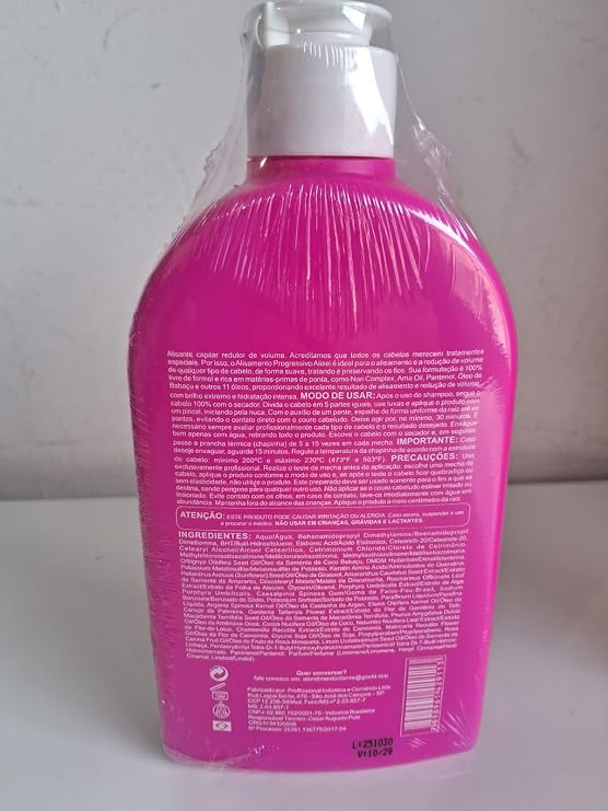 Kit Gold Spell / Progressive Nova Fioter@pia + Moisturizing Hair Mask / Treatment Kit with Brazilian Keratin - Two 250ml/8.45 fl.oz items / Official Seller