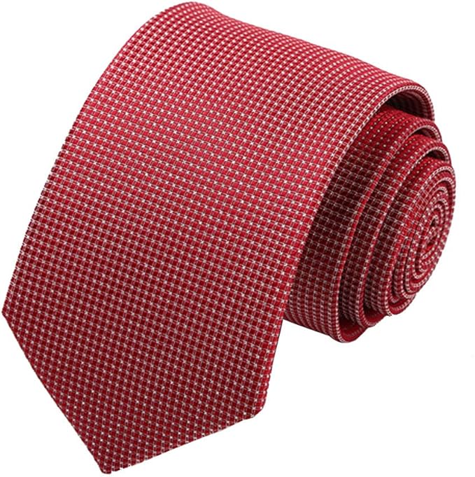 Amazon Evanhome正規品 ネクタイ 赤 チェック おしゃれ花柄 ビジネス フォーマル 結婚式 メンズ用 高級 新郎ネクタイ 赤系 ブランド 赤 チェック 収納box付き 幅7cm ネクタイ 通販