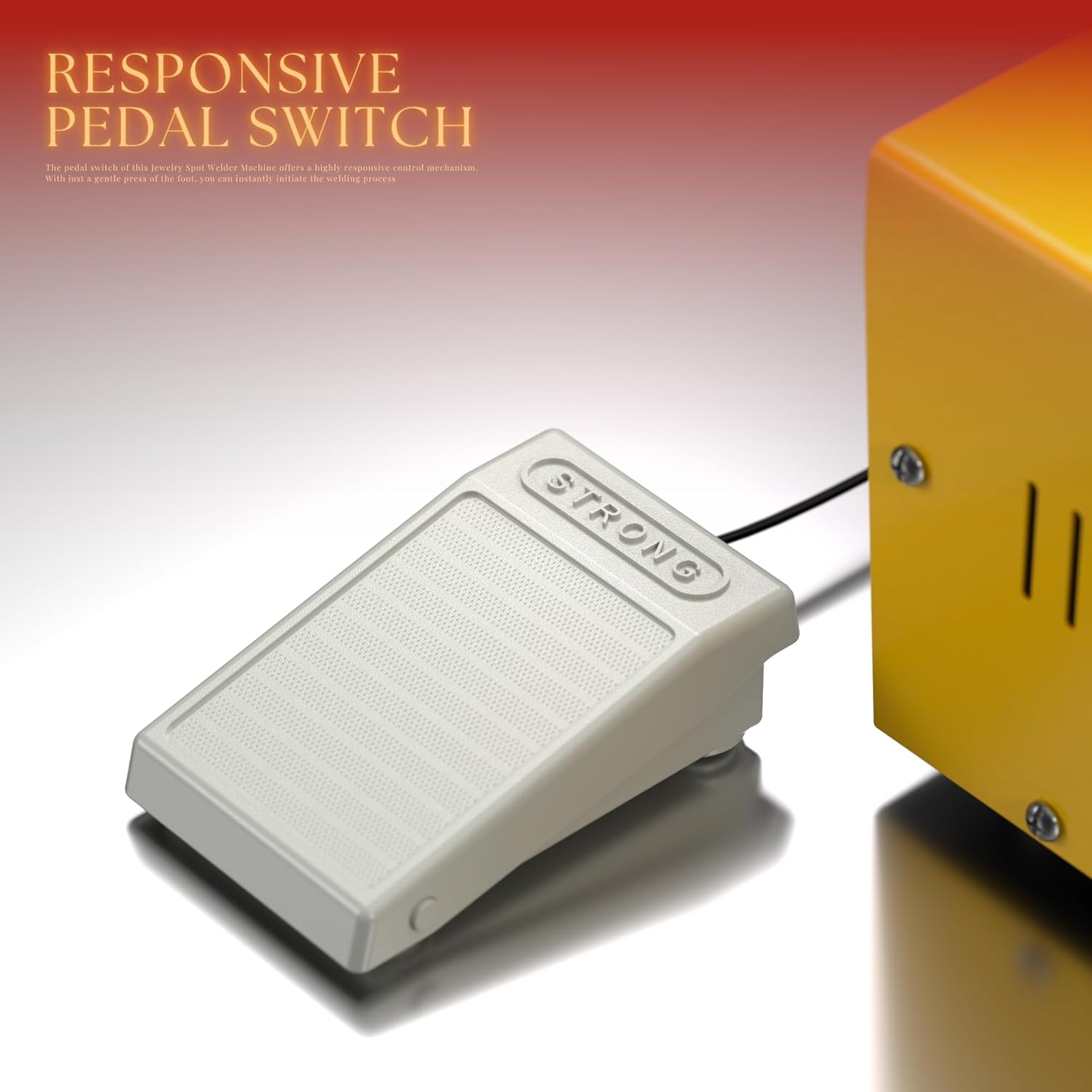 110V Jewelry Spot Welding Machine, Adjustable Spot Welder for Necklaces Earrings