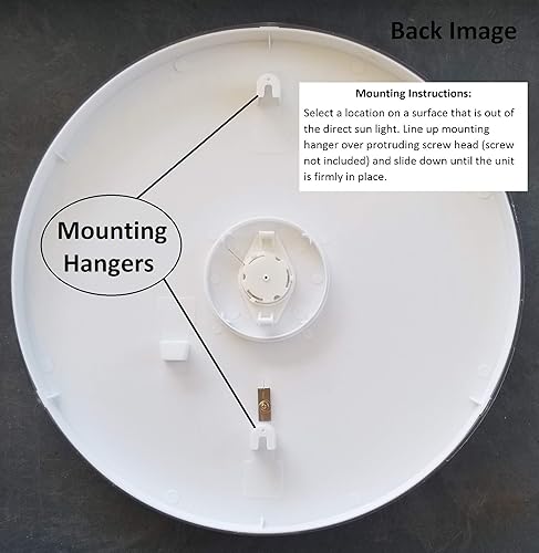 Vista 10 de 840-1223 EZREAD - Termómetro de esfera E, 12.5", águila americana American Eagle