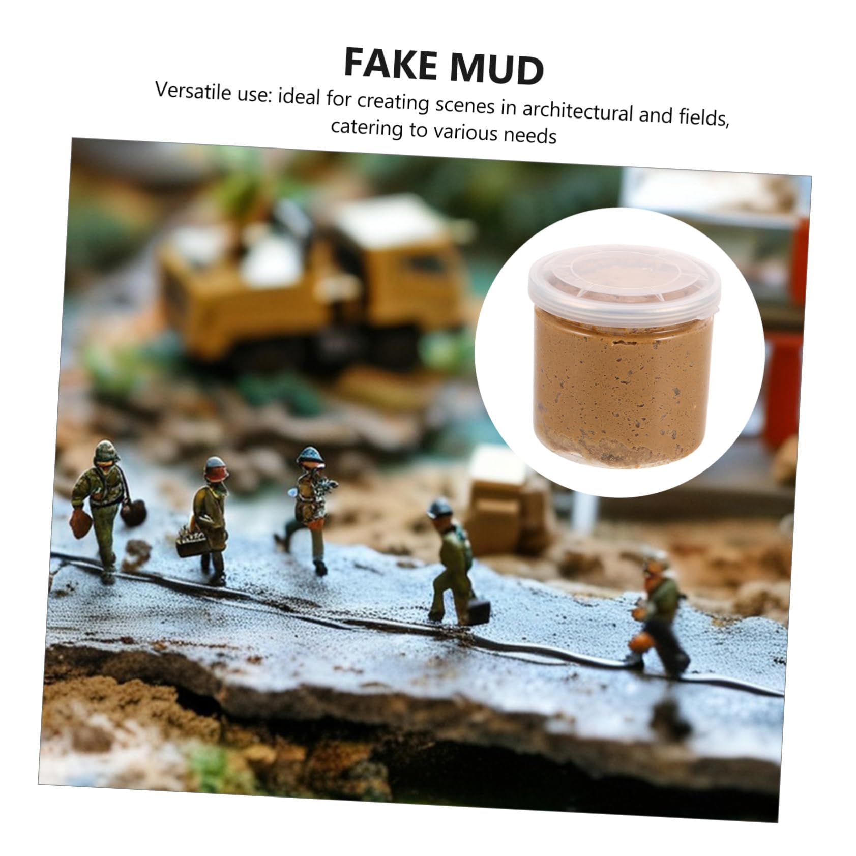 SHINEOFI Materiale di Base per Diorama e Modellismo, Terra Modellabile per Paesaggio, Altamente Malleabile e Resistente alla Deformazione, per Scene Architettoniche e Campi