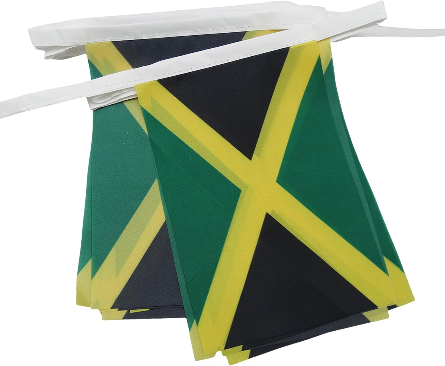 AZ FLAG Jamaica 12 meters BUNTING Flag 20 flags 18'' x 12'' - Jamaican STRING flags 30 x 45 cm