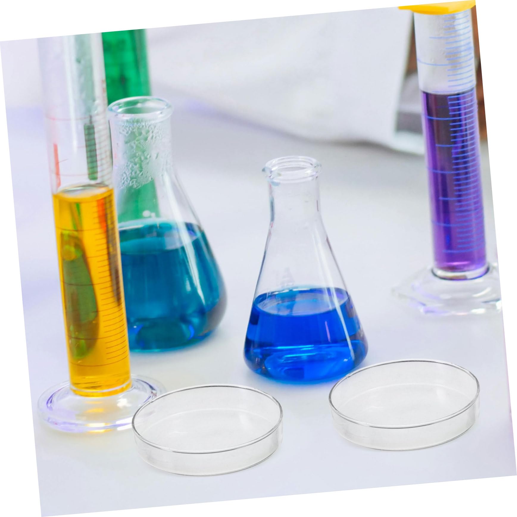 5 Pezzi Piastre Da Laboratorio Piastre Di Petri Vuote Di Petri Trasparenti Di Per Cellulari Da Laboratorio Da Di