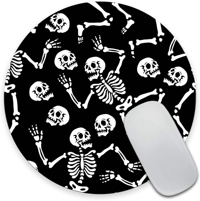 Amcove Funny Mouse pad, Skeletons Dancing at a Party Mousepad, Human