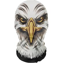 Oyolan Halloween Skull Ghost Print Ski Balaclava Mask, Funny Animal Full Head Masks for Raves Music Festivals