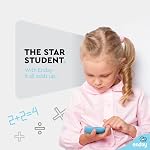Calculator Blue, Basic Small Solar and Battery Operated, Large Display Four Function, Auto Powered Handheld Calculator School and Kids Available in Green, Red, Purple, Grey, Pink, 1 PK – by Enday
