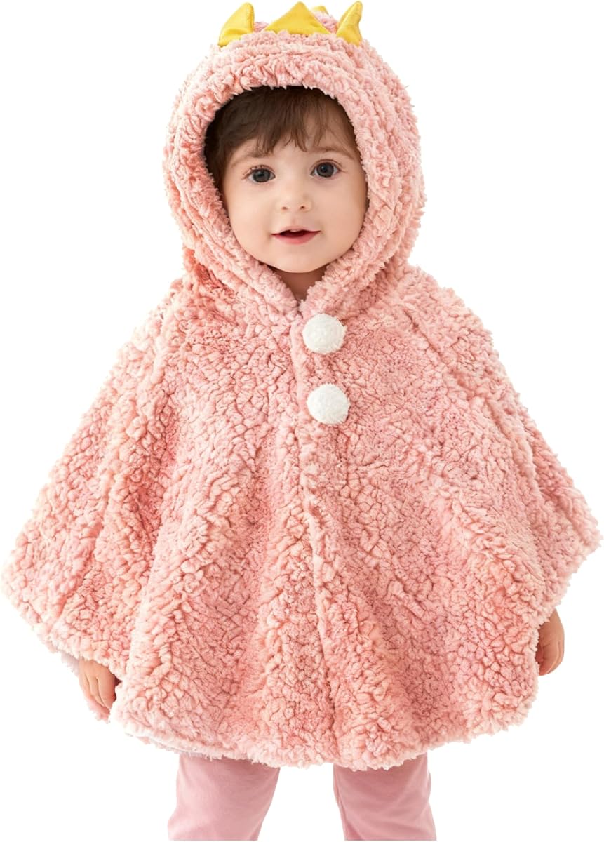 MioCloth Baby Wear Hoodie Cape Poncho Coat Spring Autumn Winter Car Seat Jacket Outwear for 1-3 Year Girls Boys