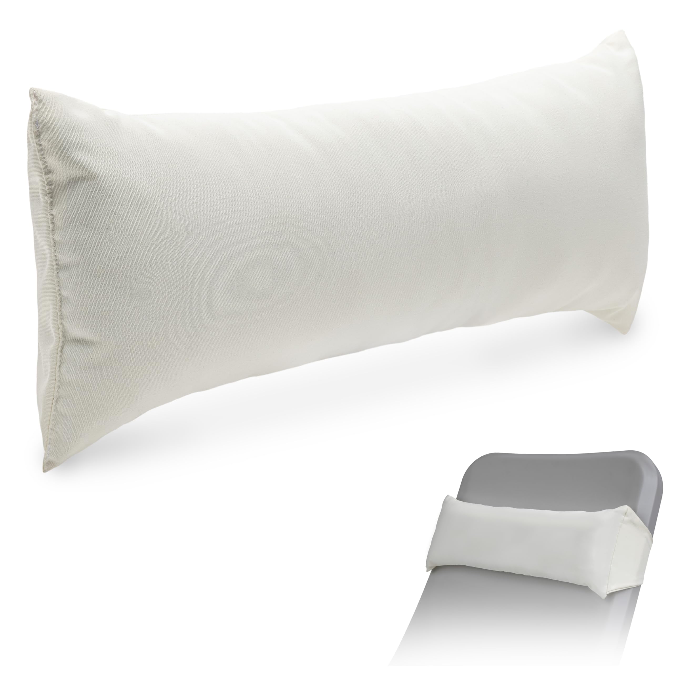 Coast Modern Lounge Chair Pillow with Strap - Natural