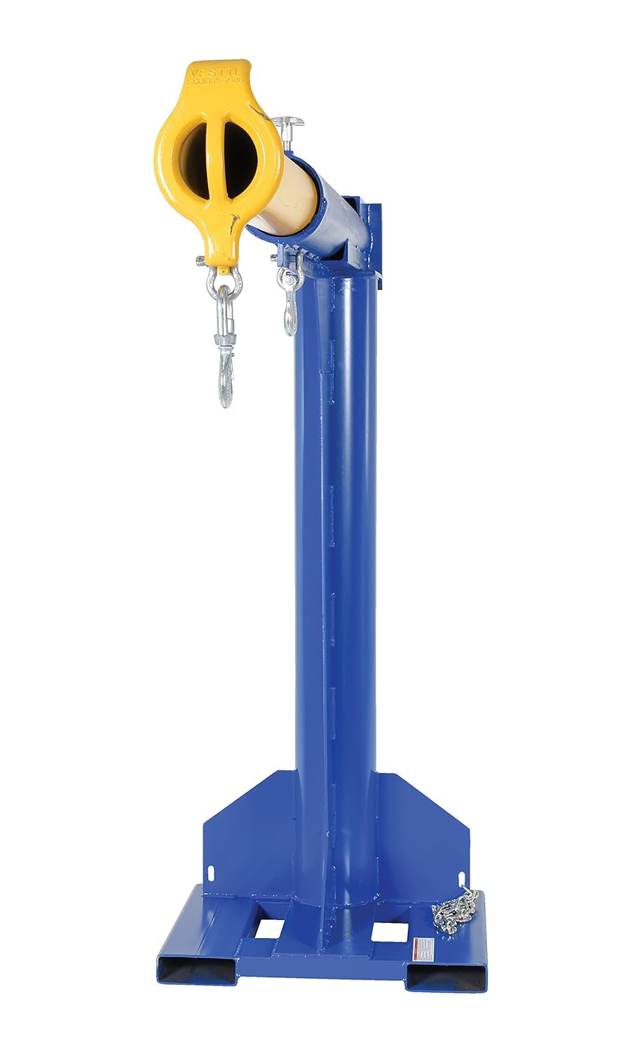 Vestil LM-HRT-4-24 Steel High Rise Telescoping Boom 24 In. Fork Pocket Center 4,000 Lb. Capacity Blue