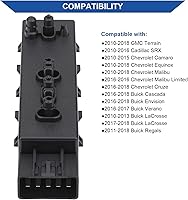 Vista 4 de Obaee Interruptor de Asiento Eléctrico Control de Ajuste Reclinable de 8 Vías Delantero Derecho Lado del Pasajero Compatible con Chevrolet Chevy