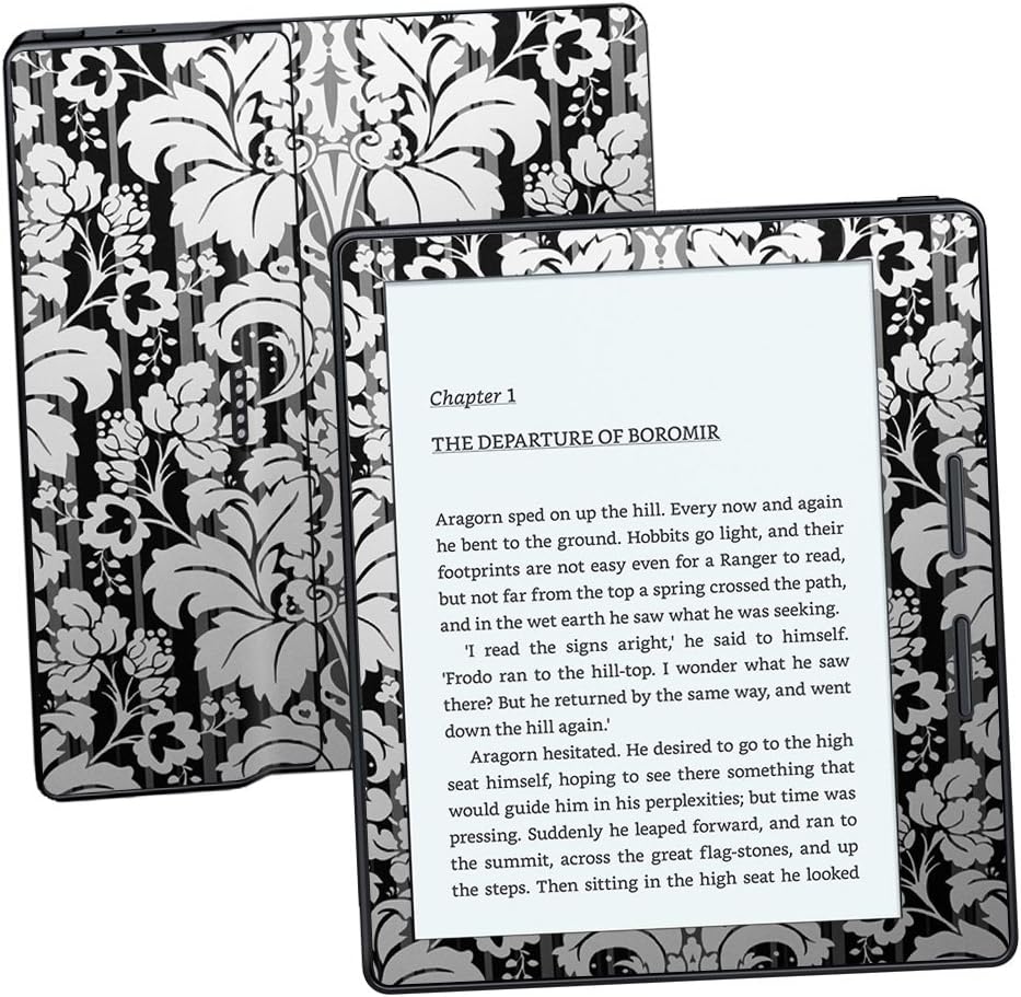 MightySkins Skin Compatible with Amazon Kindle Oasis 6" (8th Gen) - Floral Retro | Protective, Durable, and Unique Vinyl Decal wrap Cover | Easy to Apply, Remove, and Change Styles | Made in The USA