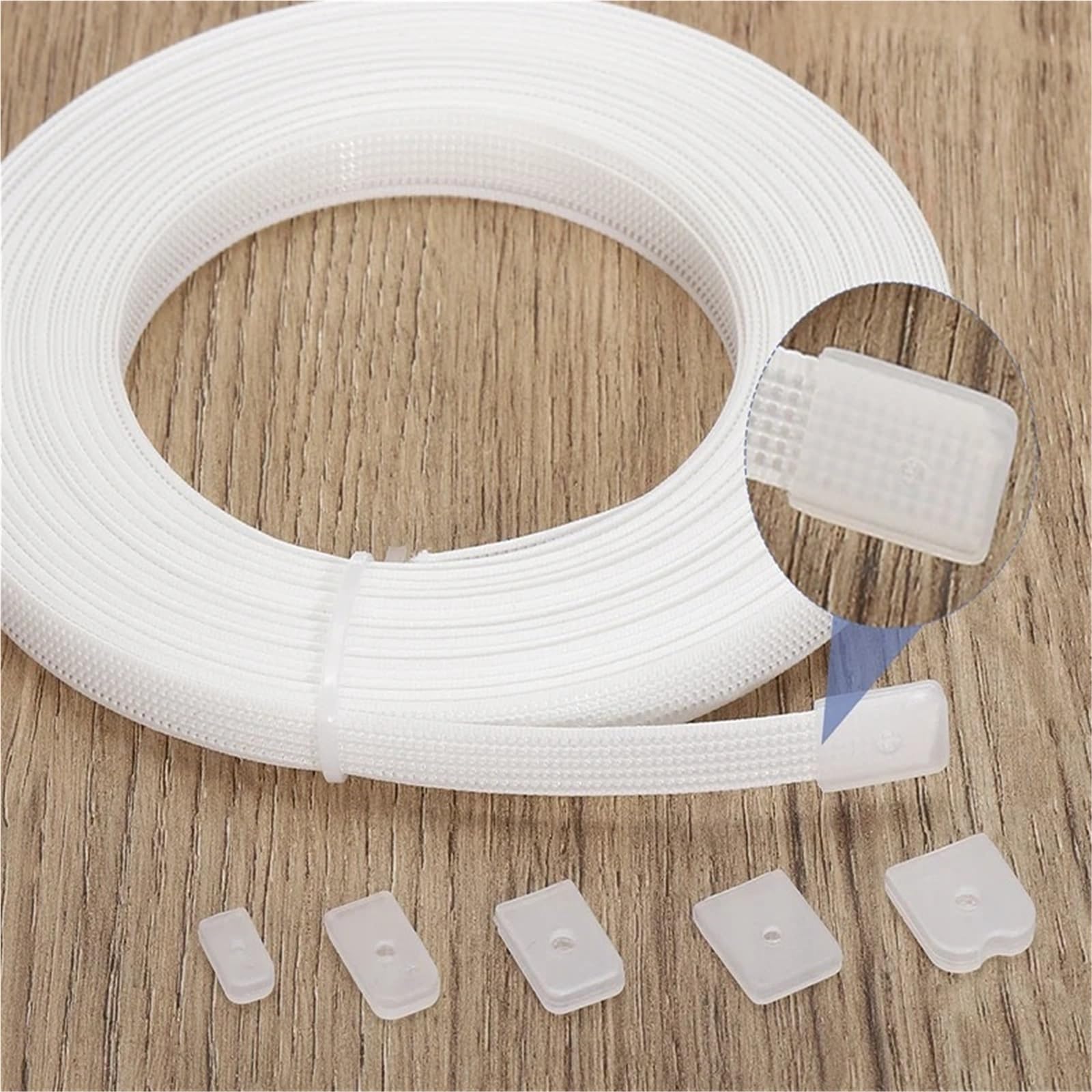 Korsettstäbchen Aus Kunststoff 50 Yards Polyester-Stäbchen for Nähen – durchnähbare Stäbchen mit niedriger Dichte for Korsetts, Stillhütchen, Brautkleider, Hochzeitskleider | Transparent,8mm