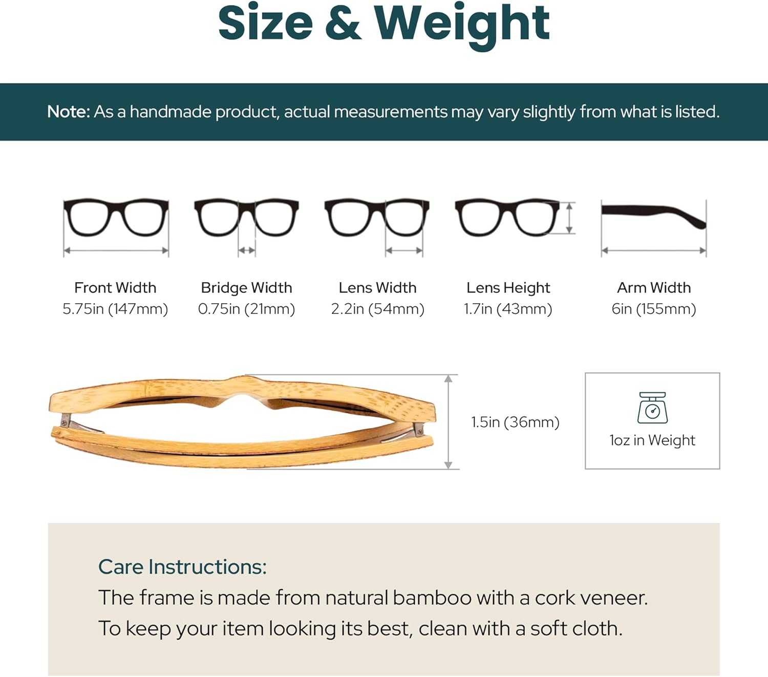 Floating Polarized Cork & Bamboo Sunglasses for Men & Women – UV400 Lightweight Wood Frame for Fishing, Boating & Beach