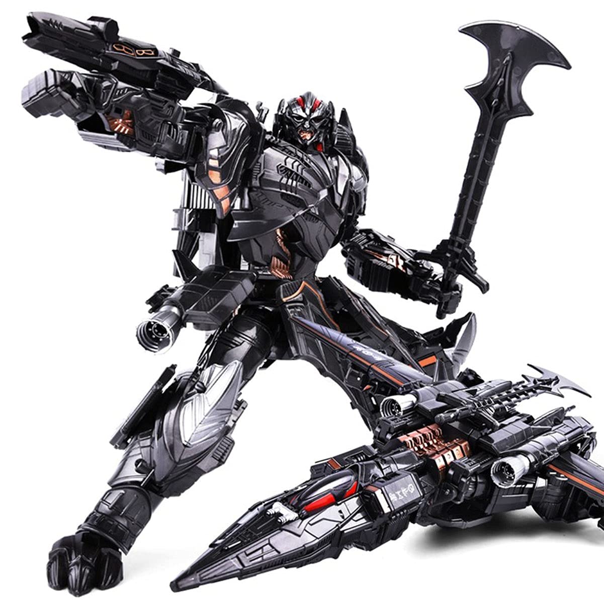 Wwwe Transformer Toys,Voyager SS-43 The Last Knight PremierEdition Megatron Action Figure Ages 6 Up