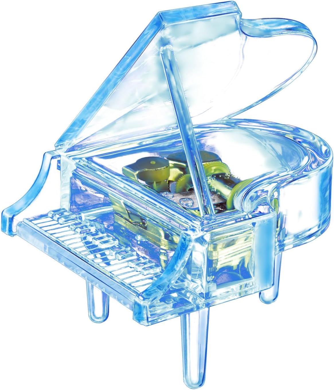 Blue - Piano Music Box Mechanical Clockwork Highend Acrylic Ornament