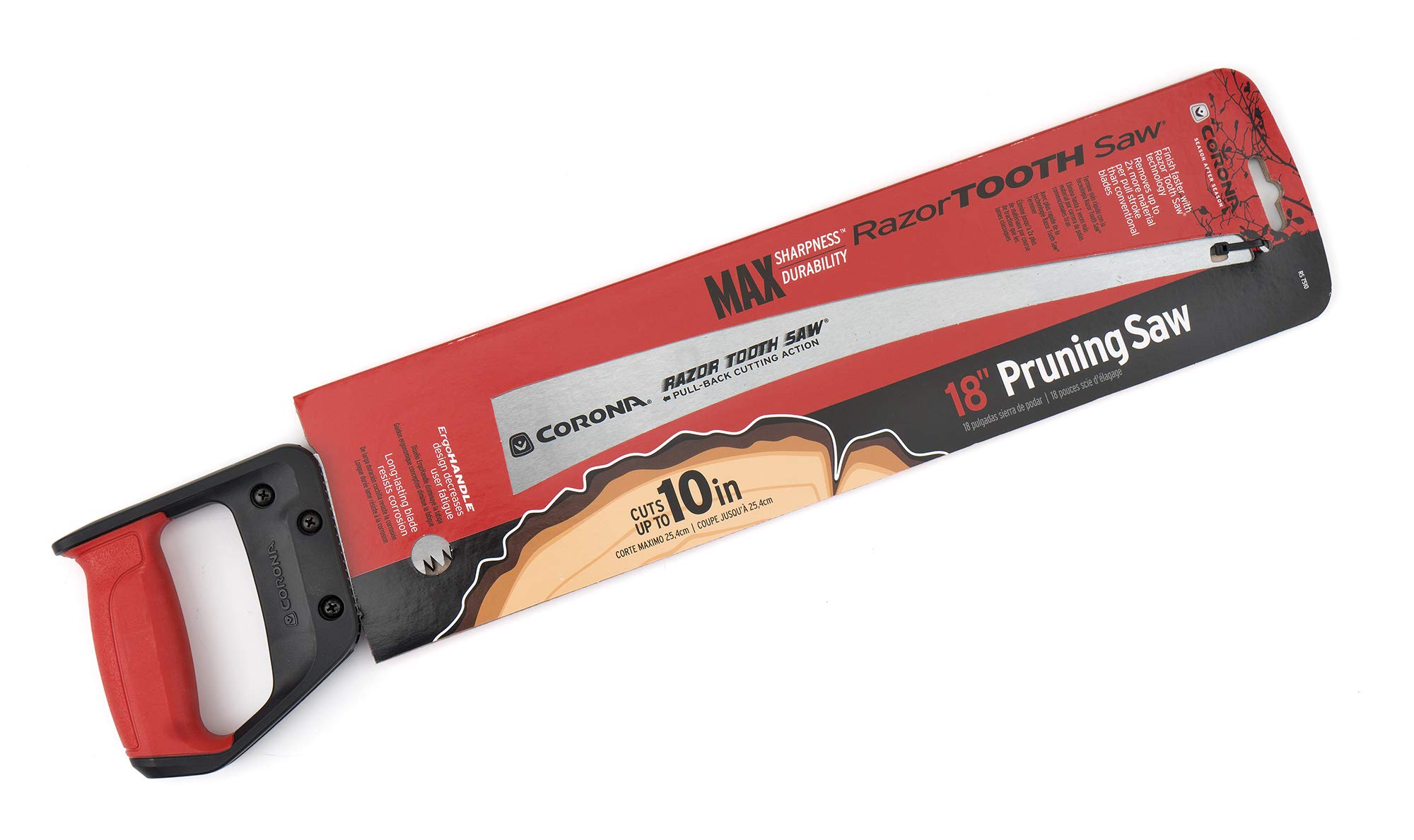 Corona RS 7510D Serrucho de poda Razor Tooth Saw ®- Hoja de 45 cm