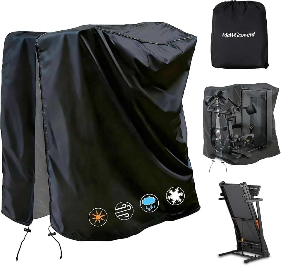 MaWGcowerd Treadmill Cover, Folding Treadmill Cover, Dustproof and Waterproof Cover, Oxford Cloth Waterproof Sunscreen Cover