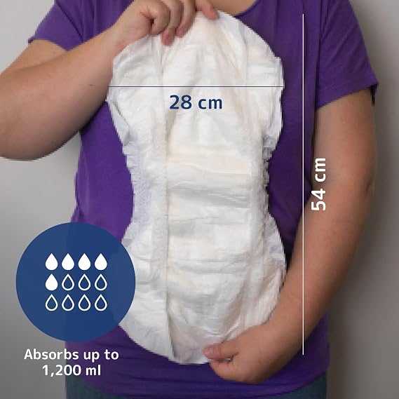 ABENA San Premium Mens & Womens Incontinence Pads, Breathable & Comfortable, Fast Absorption, Discreet & Effective Shaped - Premium 5, 1200ml Absorbency, 36PK