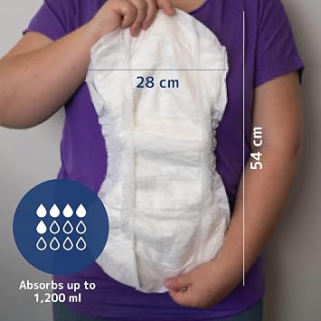 ABENA San Premium Mens & Womens Incontinence Pads, Breathable & Comfortable, Fast Absorption, Discreet & Effective Shaped - Premium 5, 1200ml Absorbency, 36PK