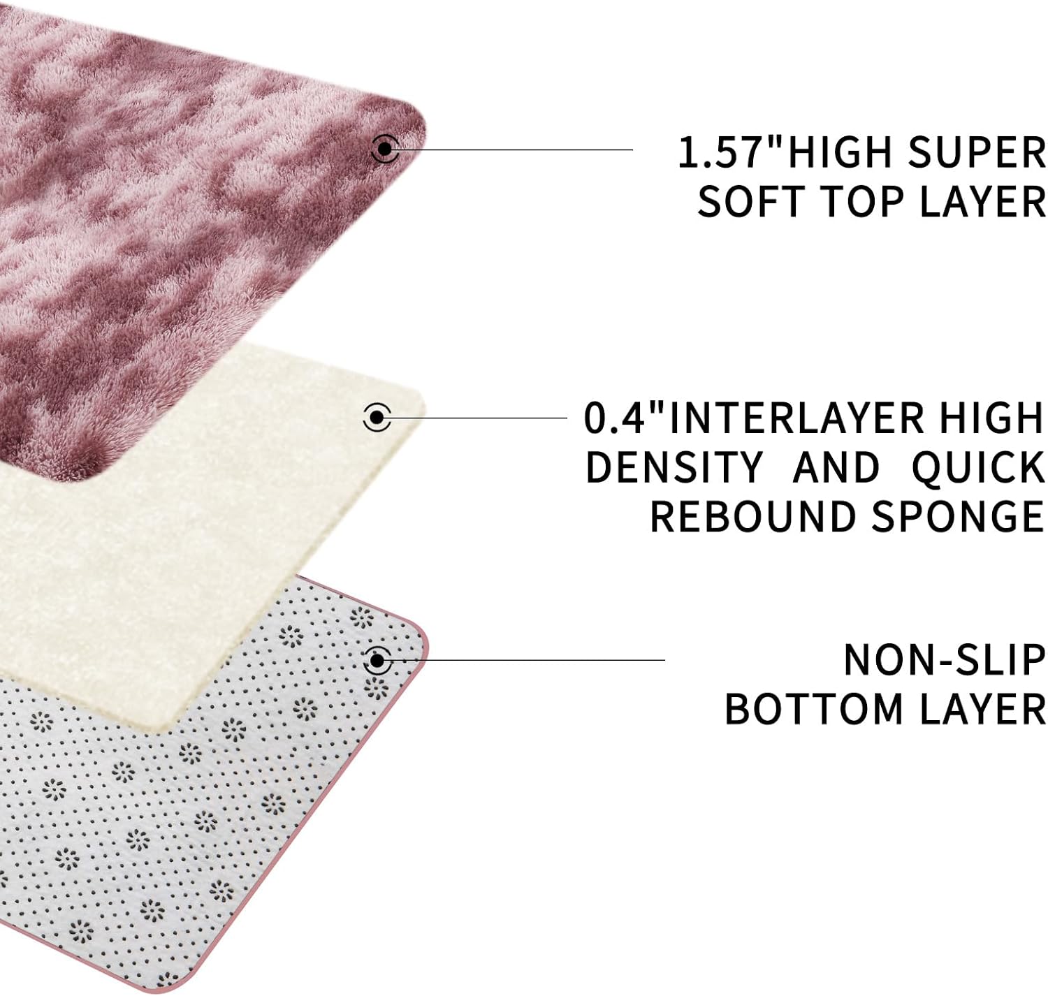 Sour Lemon Area Rugs 9x12 Living Room, Large Area Rug Shag Shaggy Carpet Soft Plush Furry Bedside Rug, Machine Washable Area Rugs for Bedroom Kids Girls Boys Home Decor Anti Slip